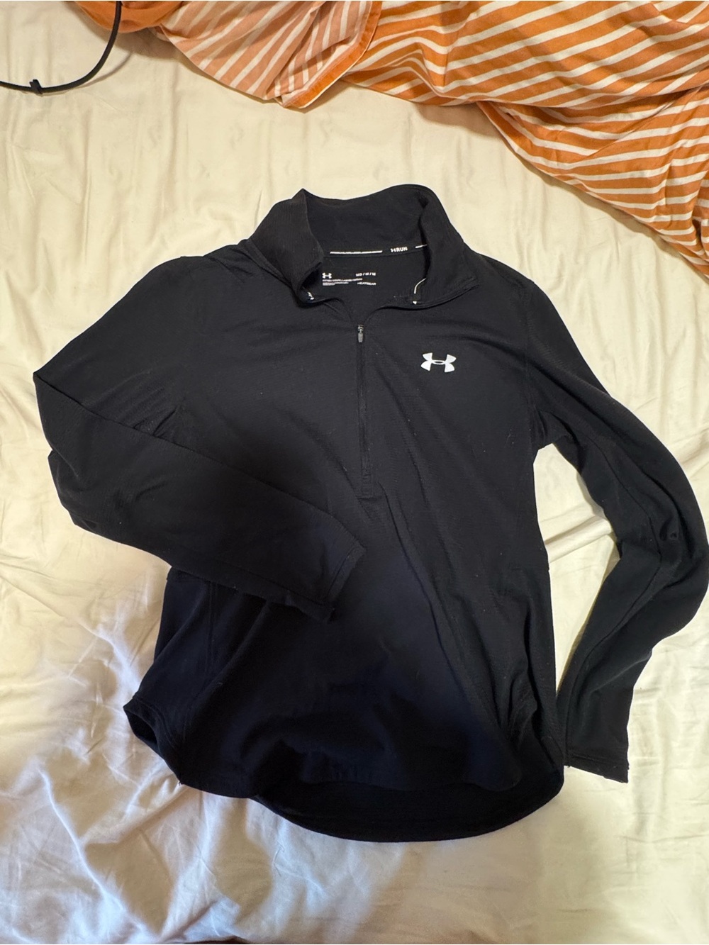 Under Armour Navy Blue Quarter-Zip Running Top